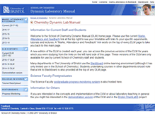 Tablet Screenshot of dlm.chm.bris.ac.uk