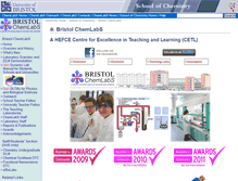 Tablet Screenshot of chemlabs.bris.ac.uk